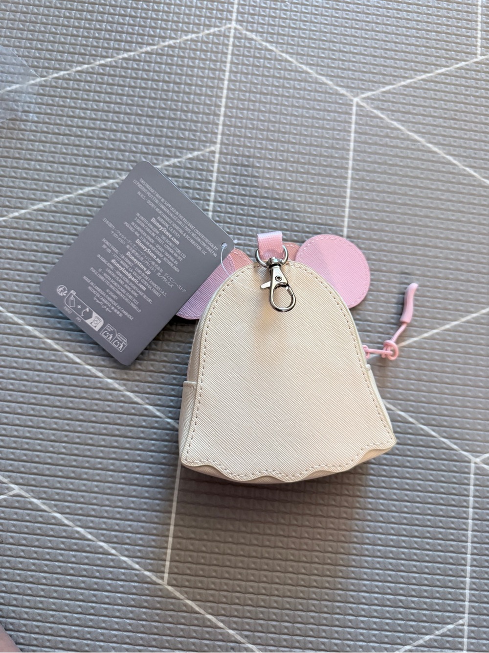 NWT Minnie Mouse Cutie Ghost Coin Purse Bag Charm - Picture 3 of 5